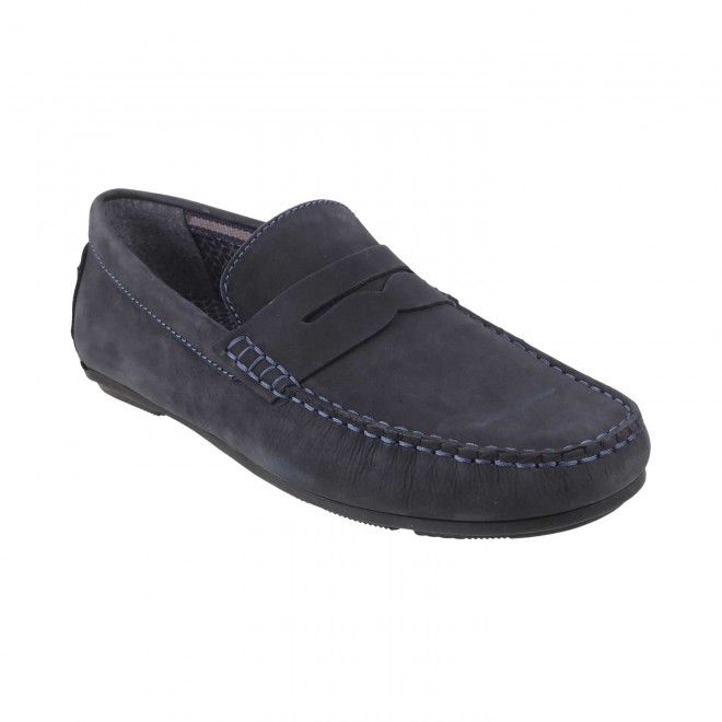 Mochi Navy-Blue Casual Loafers 099